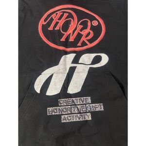 Honor The Gift Pop Art Hoodie Black Graphic‎ Sweatshirt HTG250352 Mens Large